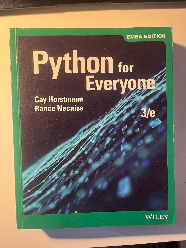 Boek python for everyone, Boeken, Informatica en Computer, Zo goed als nieuw, Programmeertaal of Theorie, Ophalen of Verzenden