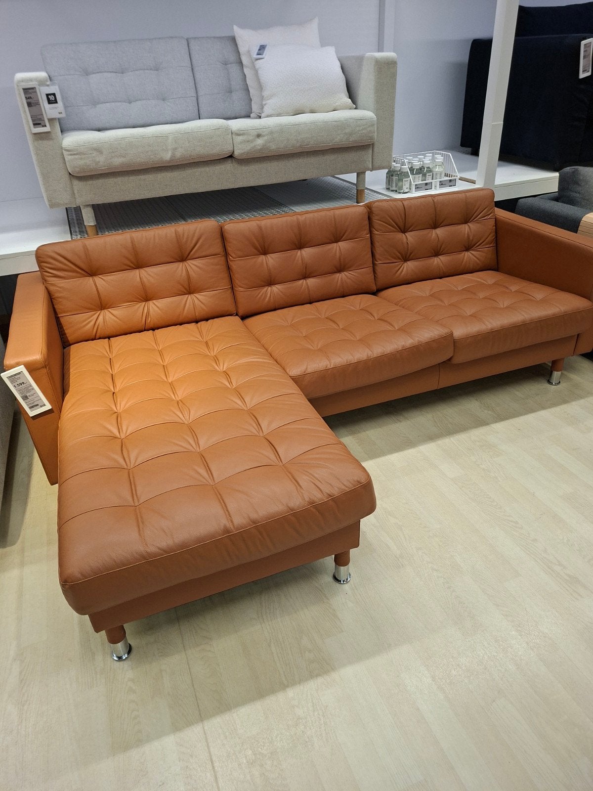 IKEA zetel zo goed als nieuwe, Ophalen, Leer