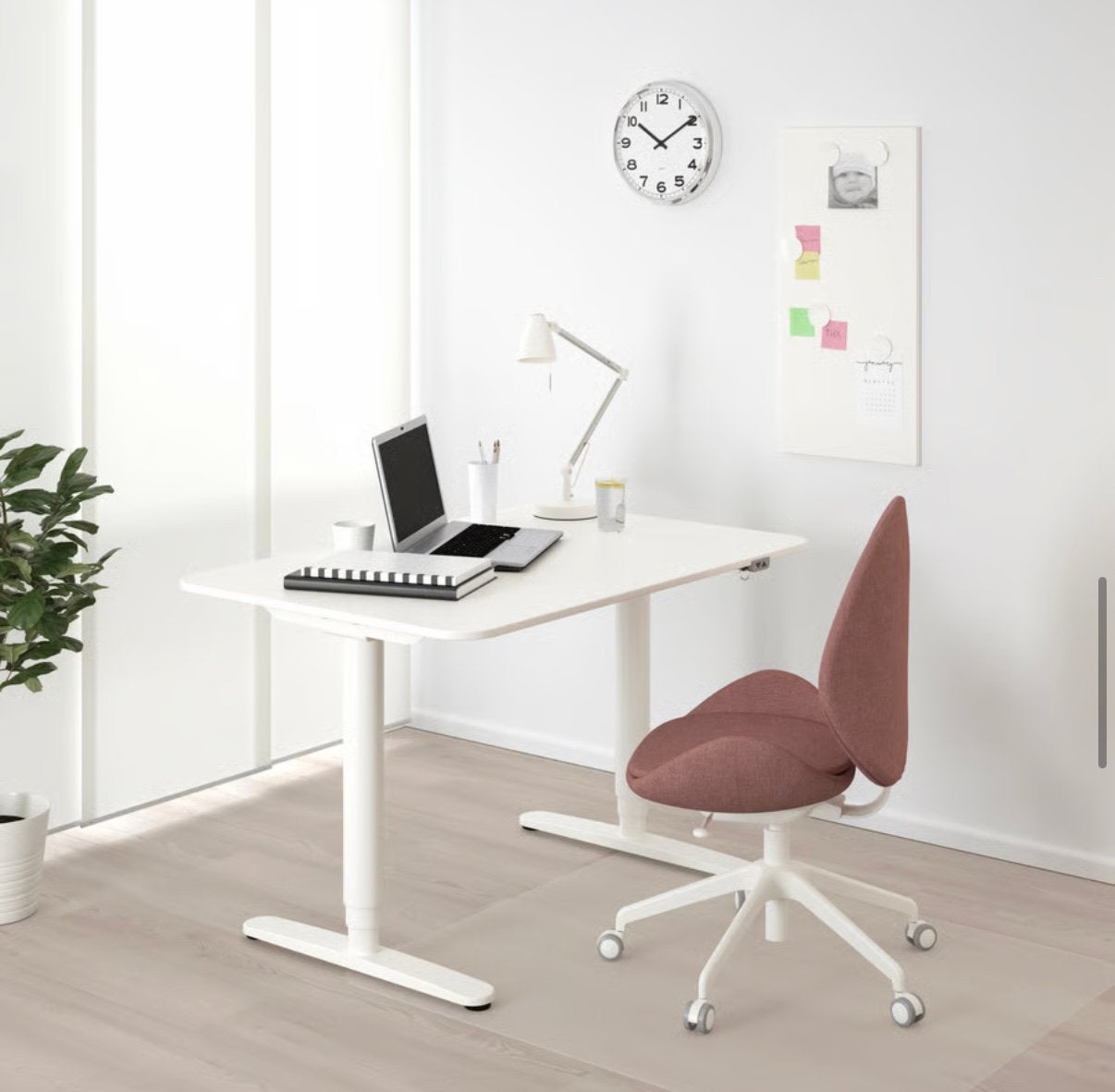 Bureau BEKANT assis-debout IKEA électrique 80  120 cm, Maison & Meubles, Bureaux, Comme neuf, IKEA, Blanc, Électrique, Enlèvement