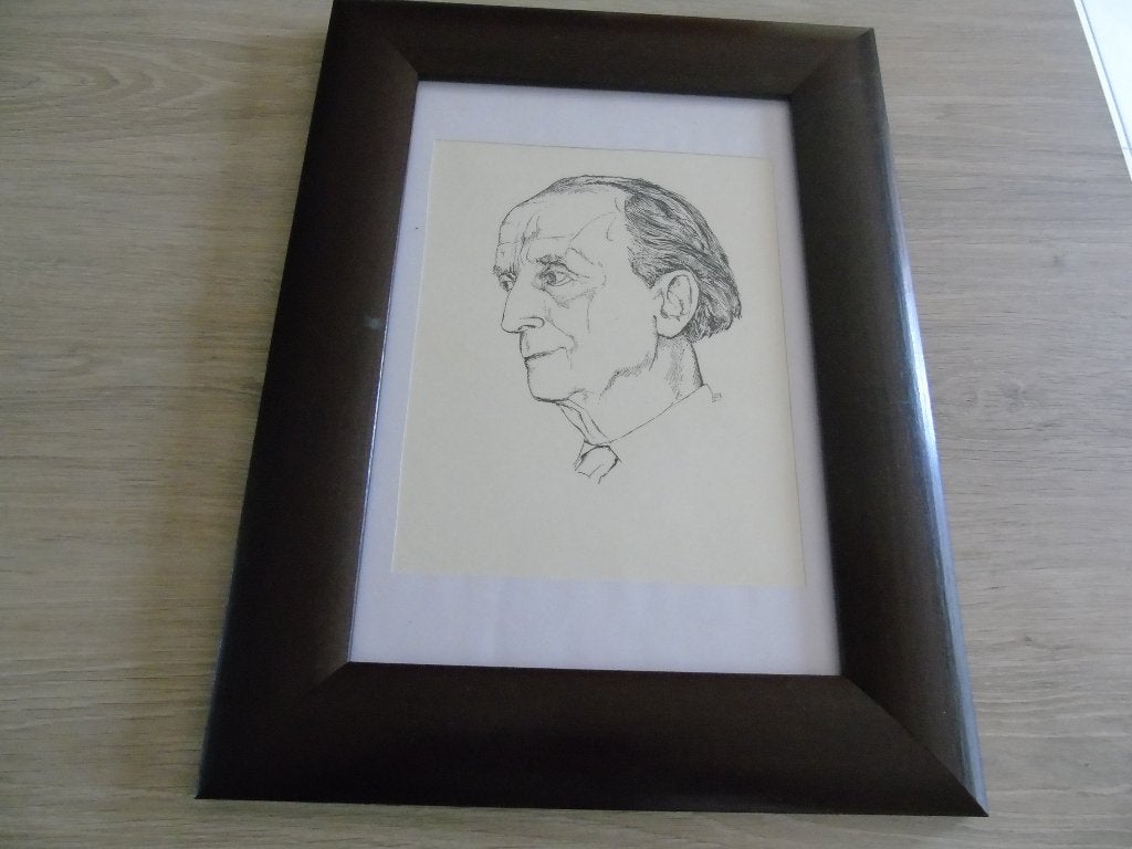 Très belle gravure de Jozef Cantré (1890-1957), Enlèvement, Eau-forte, Avec monogramme