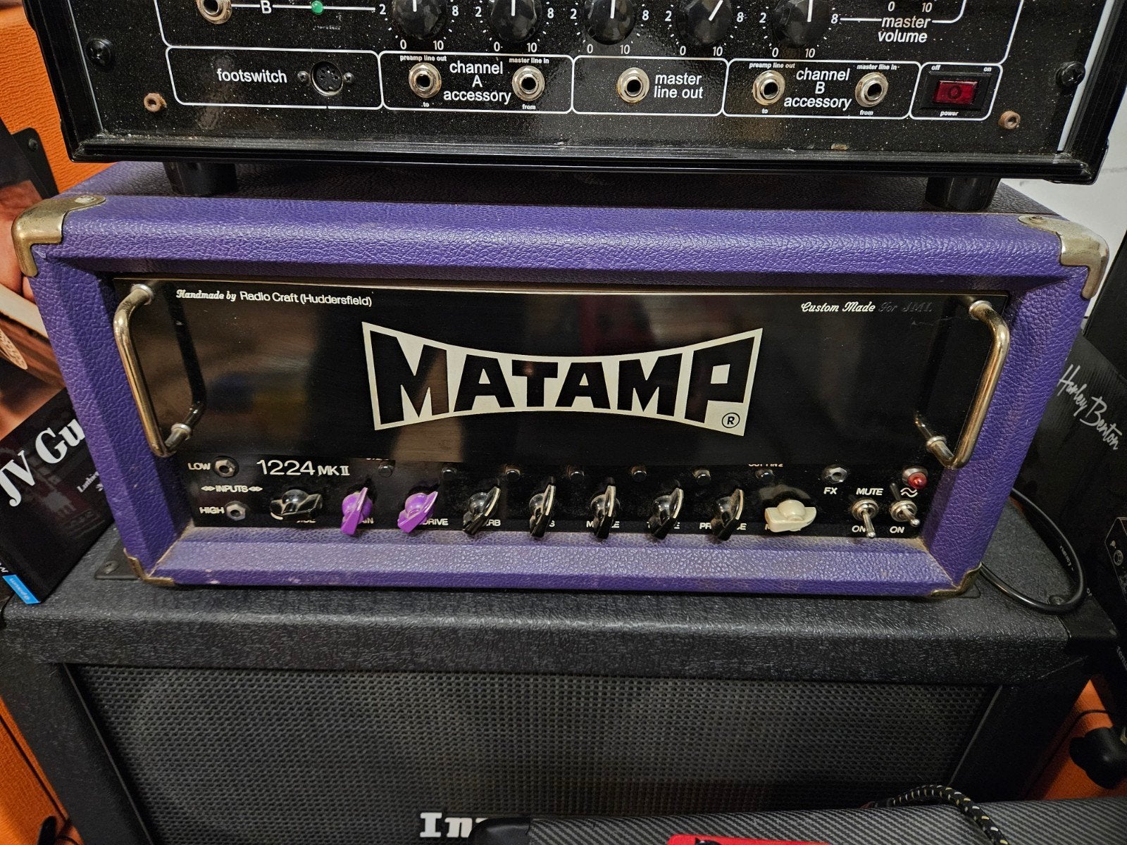 Matamp 1224 MK II (2008) purple, Musique & Instruments, Amplis | Basse & Guitare, Enlèvement ou Envoi