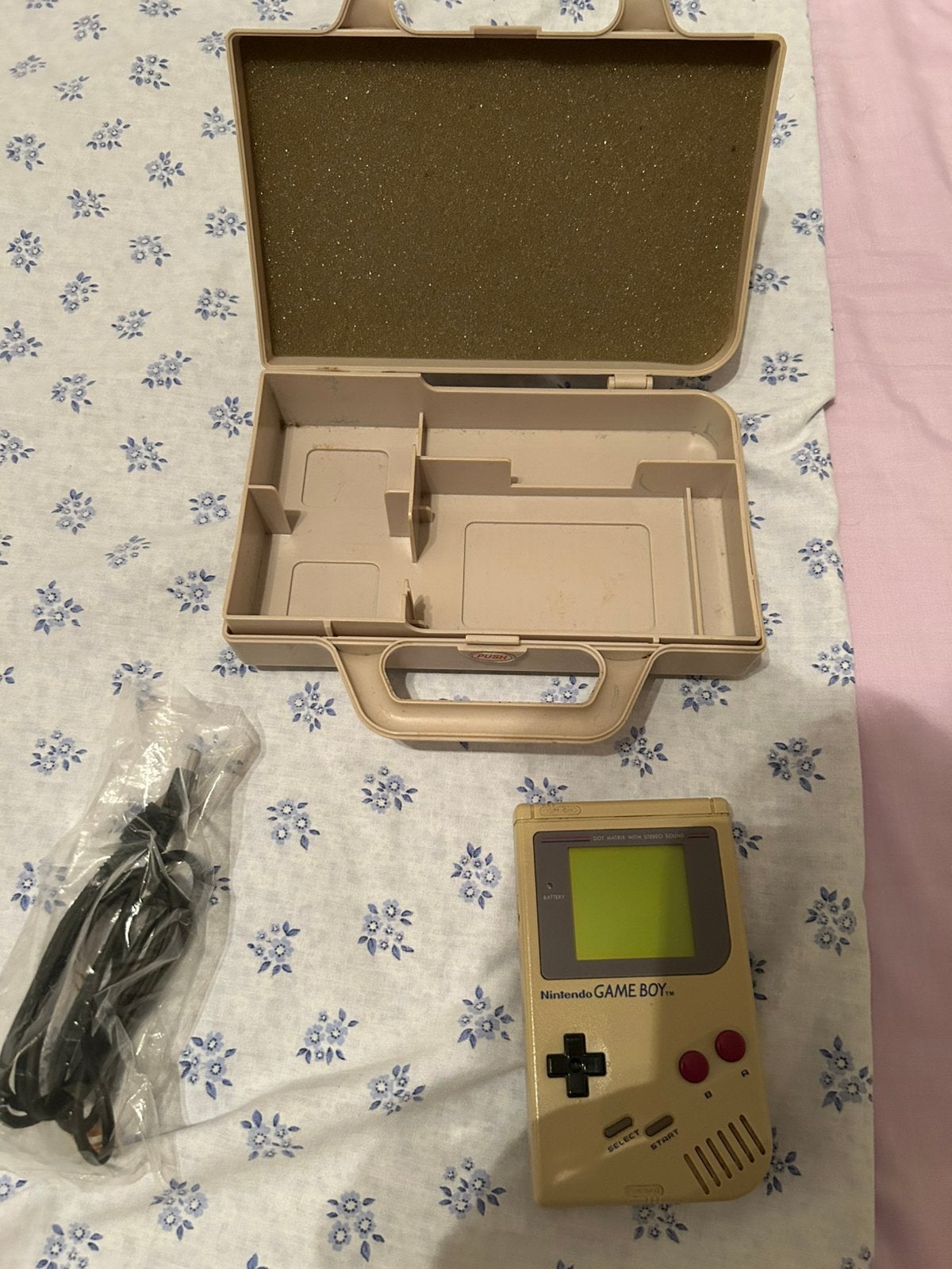 Nintendo originele jaren 80 Box en kabel, Games en Spelcomputers, Spelcomputers | Nintendo Game Boy, Ophalen, Gebruikt, Game Boy Classic