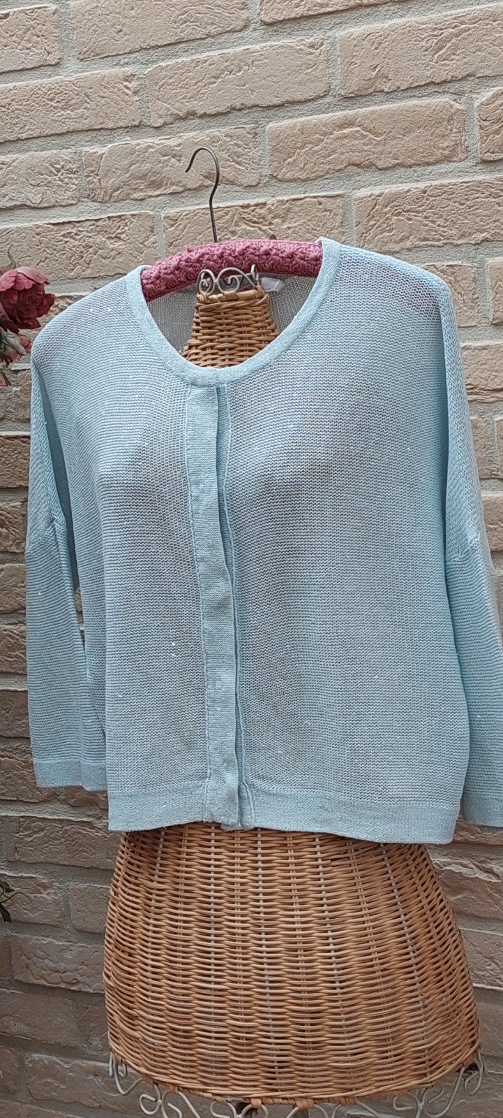 Vestje maat 61cm van oksel tot oksel nc connection, Kleding | Dames, Grote Maten, Blauw, Nc connection, Trui of Vest, Ophalen of Verzenden