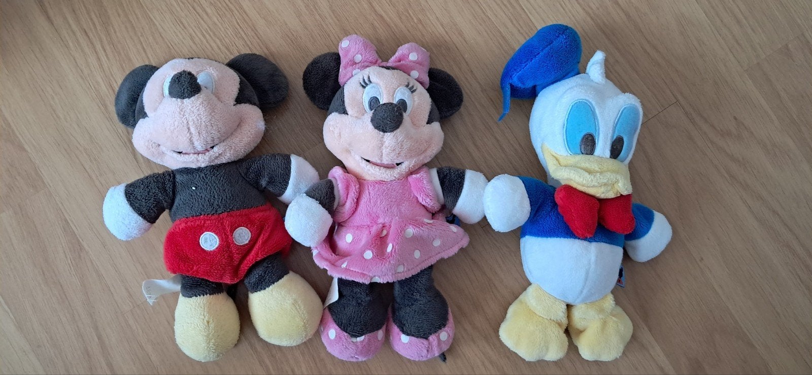 Mini knuffels Disney Mickey Mouse, Minnie Mouse, Donald Duck, Disney, Ophalen of Verzenden, Disney