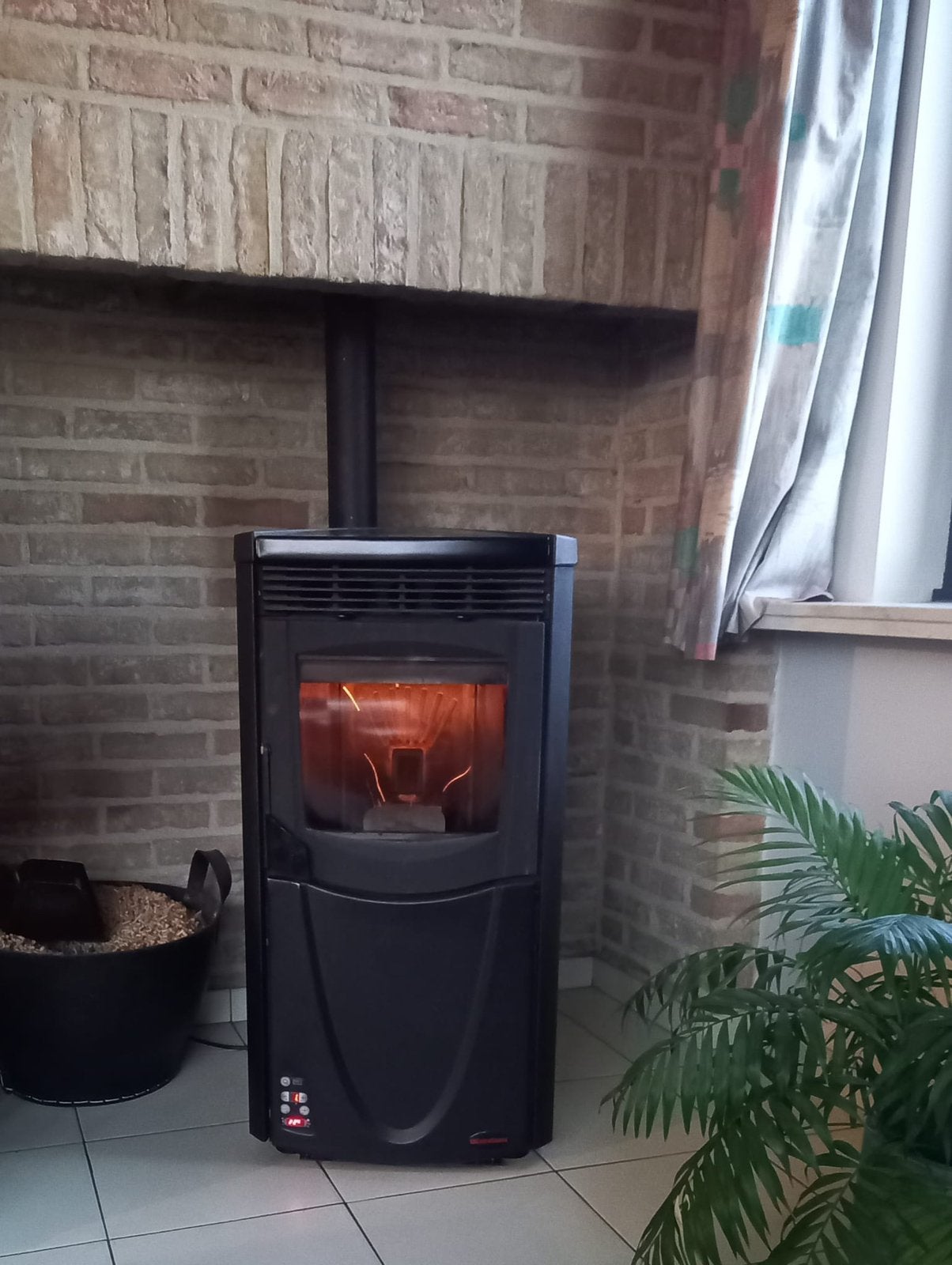 pelletkachel Extraflame  5.8 KW, Huis en Inrichting, Kachels, Ophalen, Zo goed als nieuw, Pelletkachel