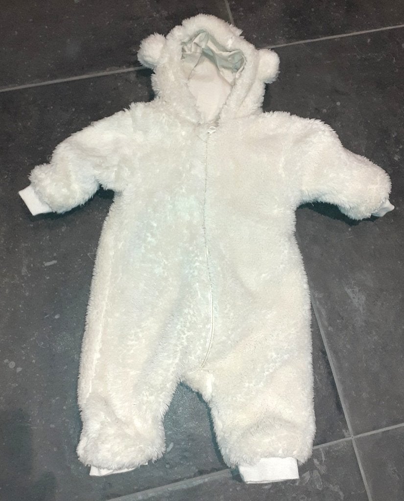 Baby wit berenpakje 68, Enfants & Bébés, Vêtements de bébé | Taille 68, Neuf, Garçon ou Fille, Costume, Enlèvement ou Envoi