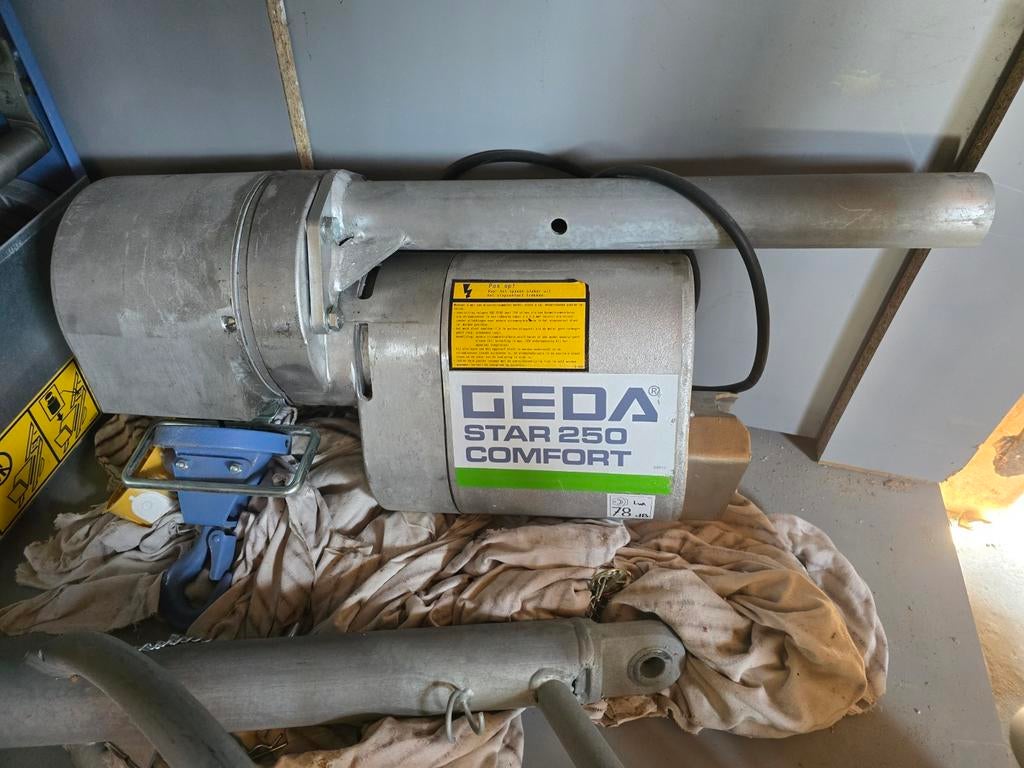 GEDA Steigerlier STAR 250 COMFORT 25 meter, Doe-het-zelf en Bouw, Ophalen