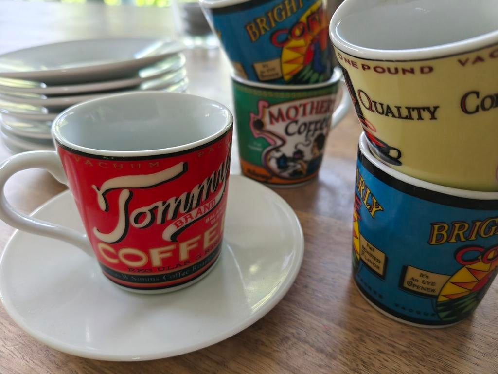 Espresso tassen +bordjes, Ophalen