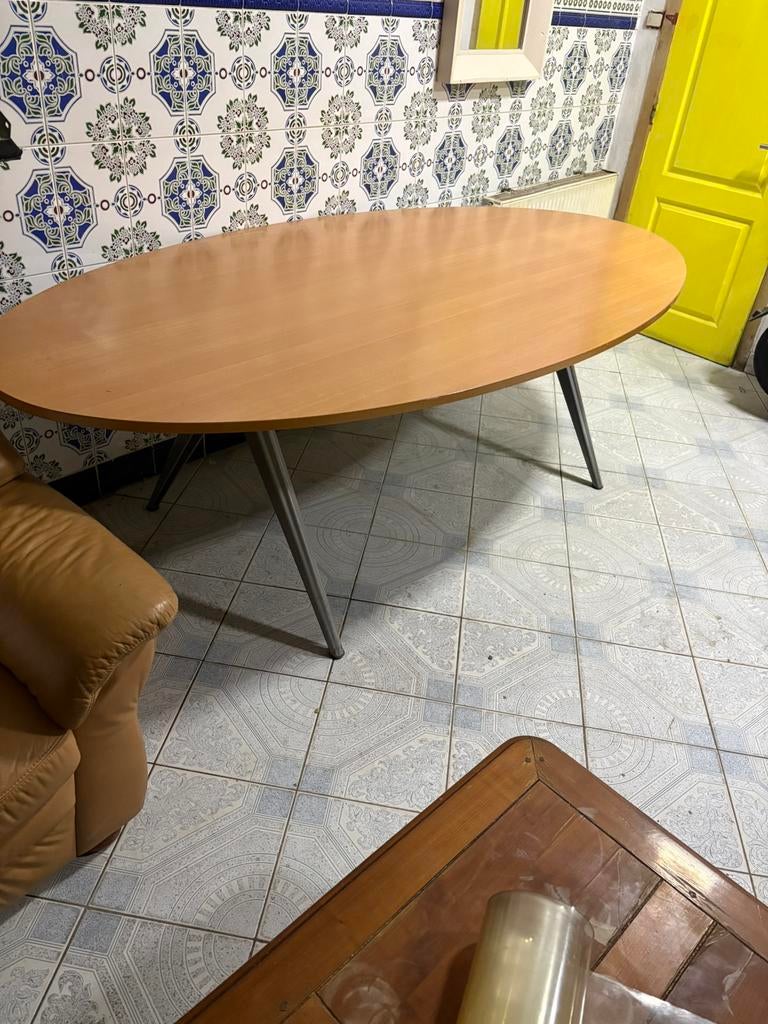 table de bureau, Enlèvement, Comme neuf, Ovale