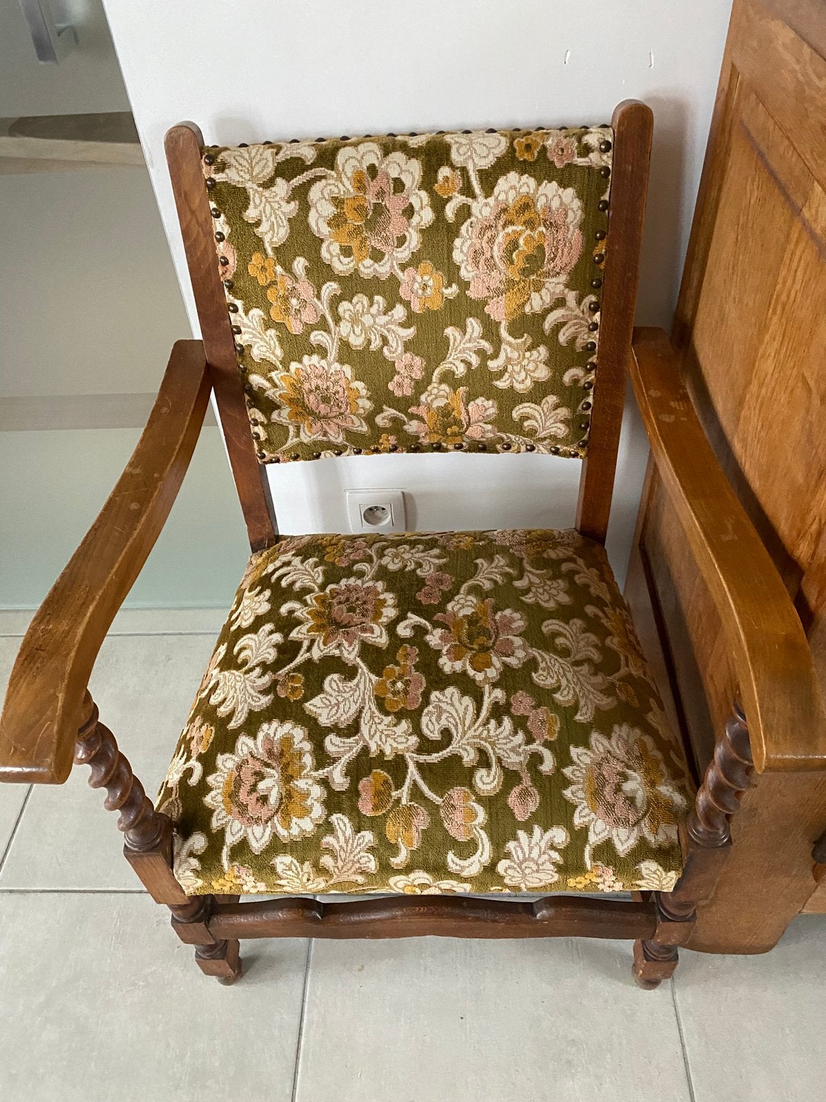 Vintage stoel ‘60, Antiek en Kunst, Ophalen