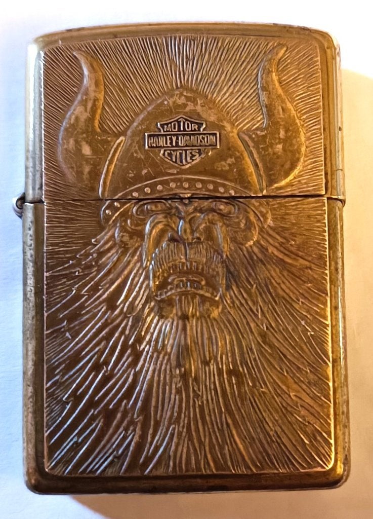Zippo aansteker „Harley Davidson” #2, Verzamelen, Ophalen of Verzenden, Gebruikt, Aansteker