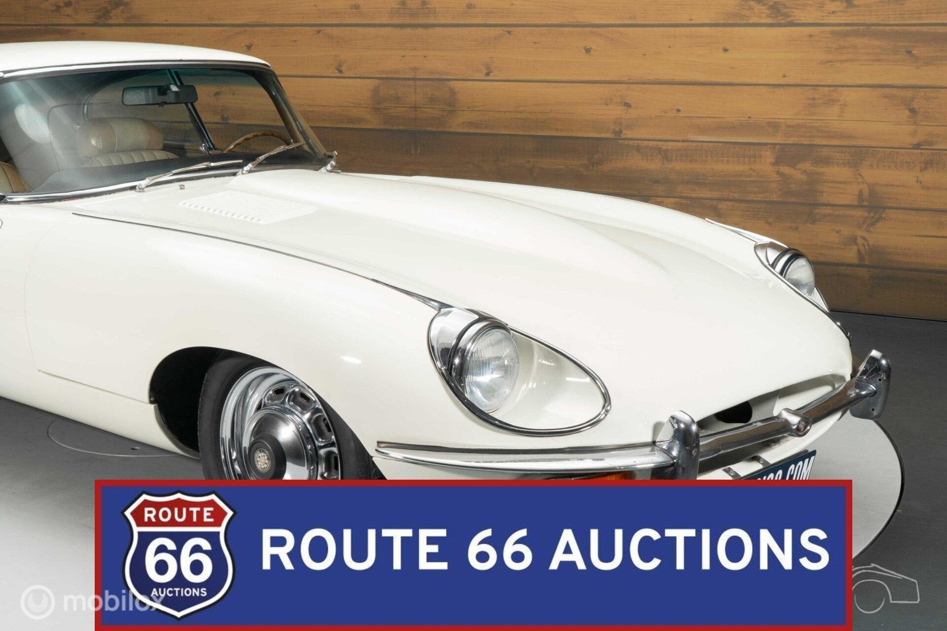Jaguar E-Type Series 2 Coupe | 1969 | Route 66 Auctions, Zwart, Bedrijf, Handgeschakeld, Overige carrosserie