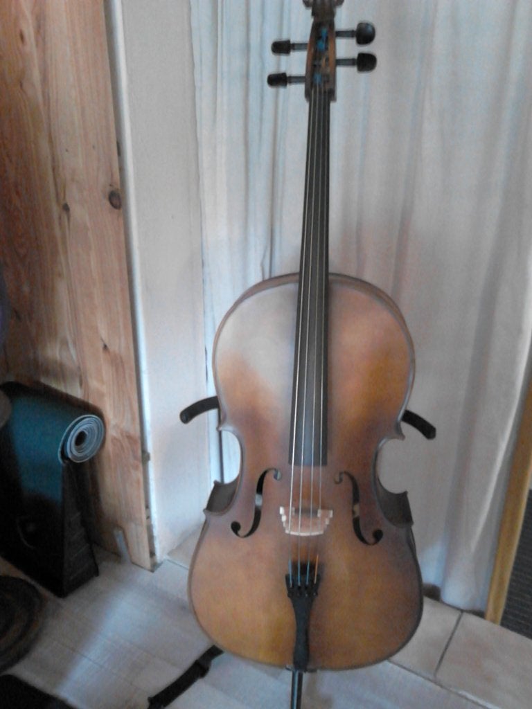 violoncelle, Musique & Instruments, Enlèvement, Comme neuf, Violoncelle 4/4, Avec valise