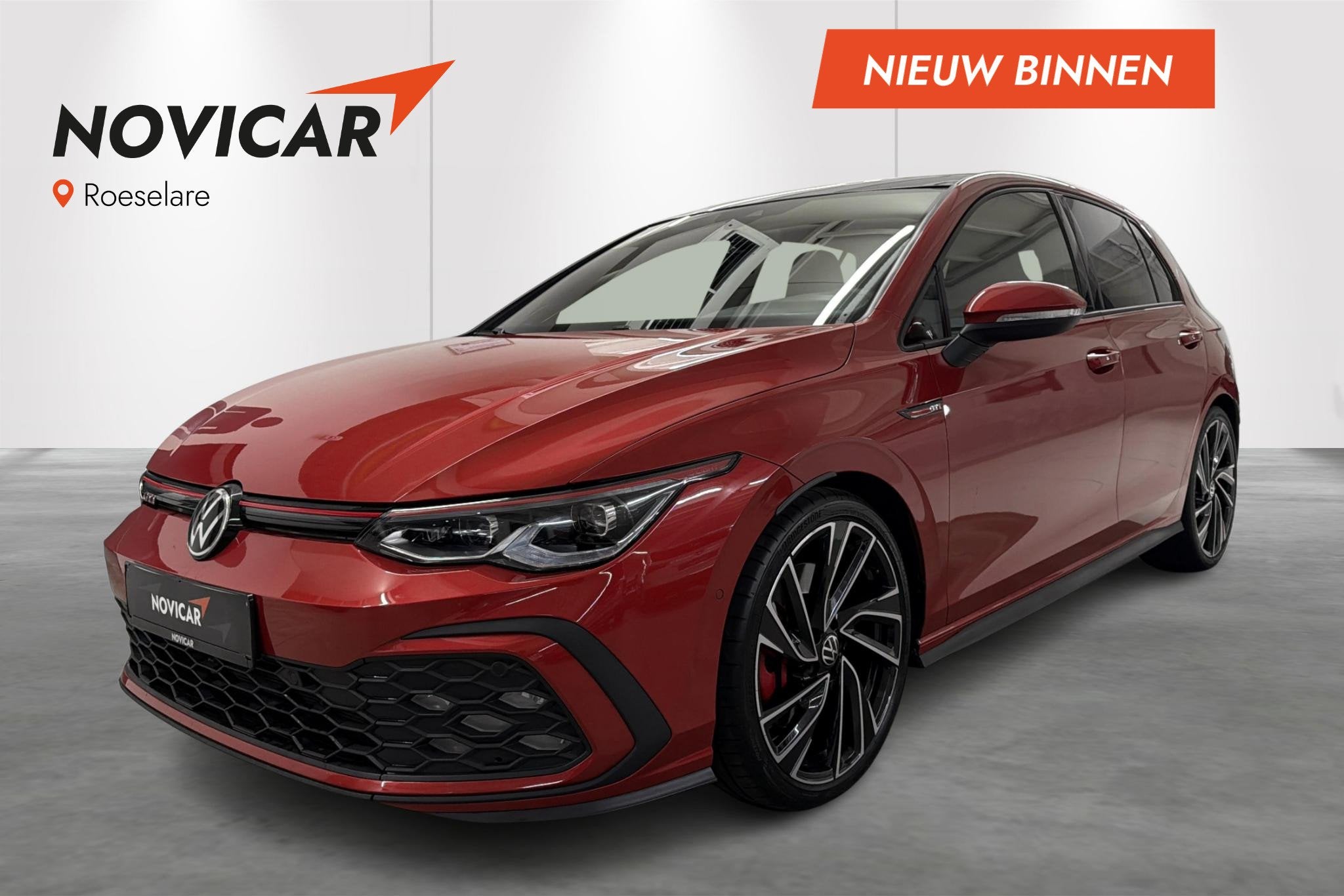 Volkswagen Golf VIII 2.0 TSI 180kW GTI DSG, Auto's, 245 pk, Gebruikt, Zwart, 4 cilinders