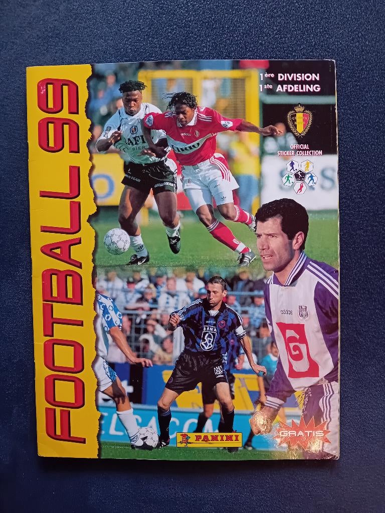 panini stickerboek Football 99, Verzamelen, Ophalen of Verzenden, Zo goed als nieuw, Sport