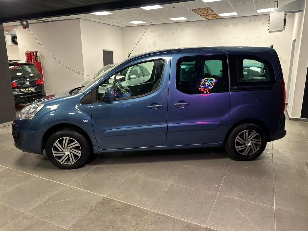 CİTROEN BERLİNGO 2018 1.6 LITER BENZİNE/CARPLAY/NAVIGATON, Auto's, Citroën, Bluetooth, Euro 6, 120 kW, Blauw