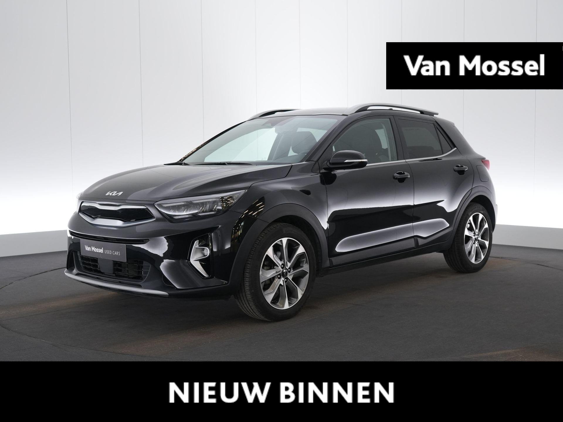 KIA Stonic 1.0 T 100 Style Edition DCT, Auto's, Zwart, Bedrijf, 5 zetels, 5 deurs