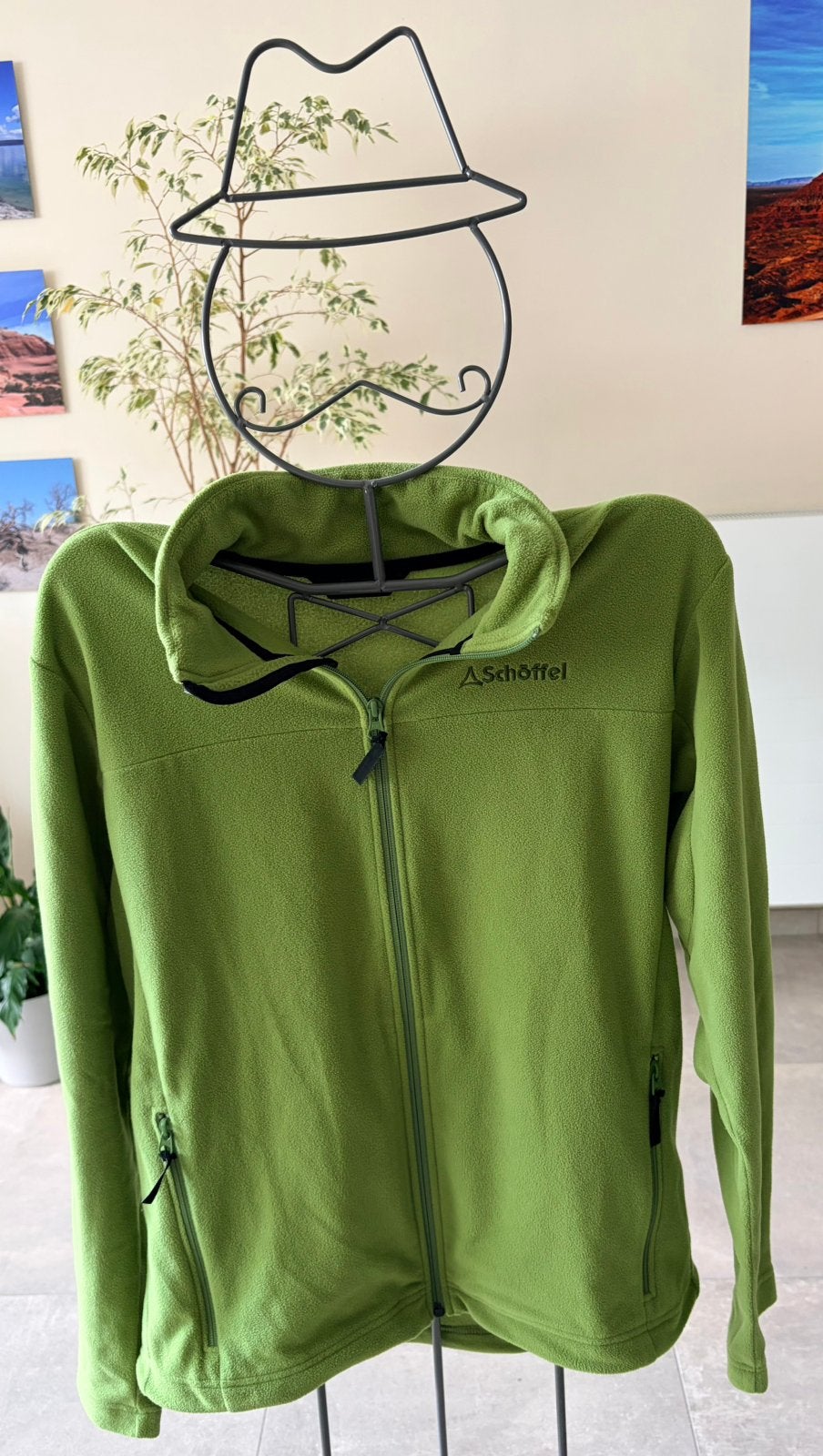 Schöffel Eric Fleecevest / Microfleece - Groen - Maat L, Ophalen of Verzenden, Zo goed als nieuw