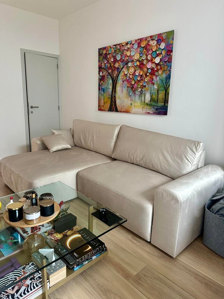 Canapé lit L NEUF, Huis en Inrichting, Zetels | Complete zithoeken, Nieuw, Ophalen