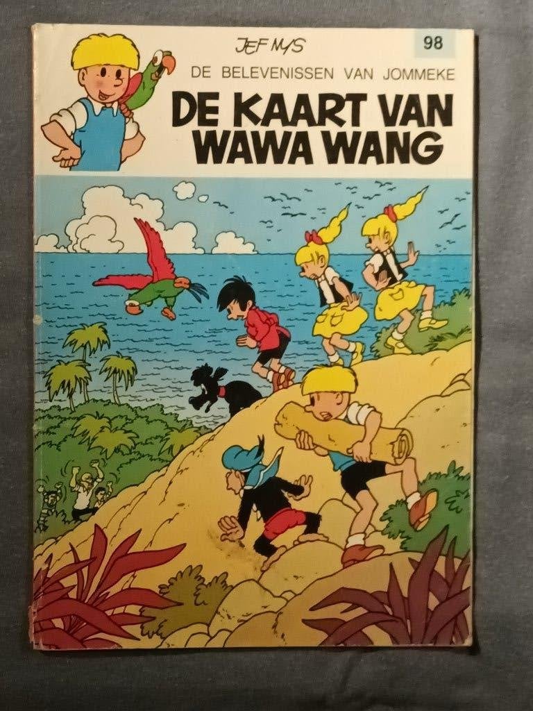 Jommeke 98: de kaart van Wawa Wang, Eén stripboek, Ophalen of Verzenden, Gelezen