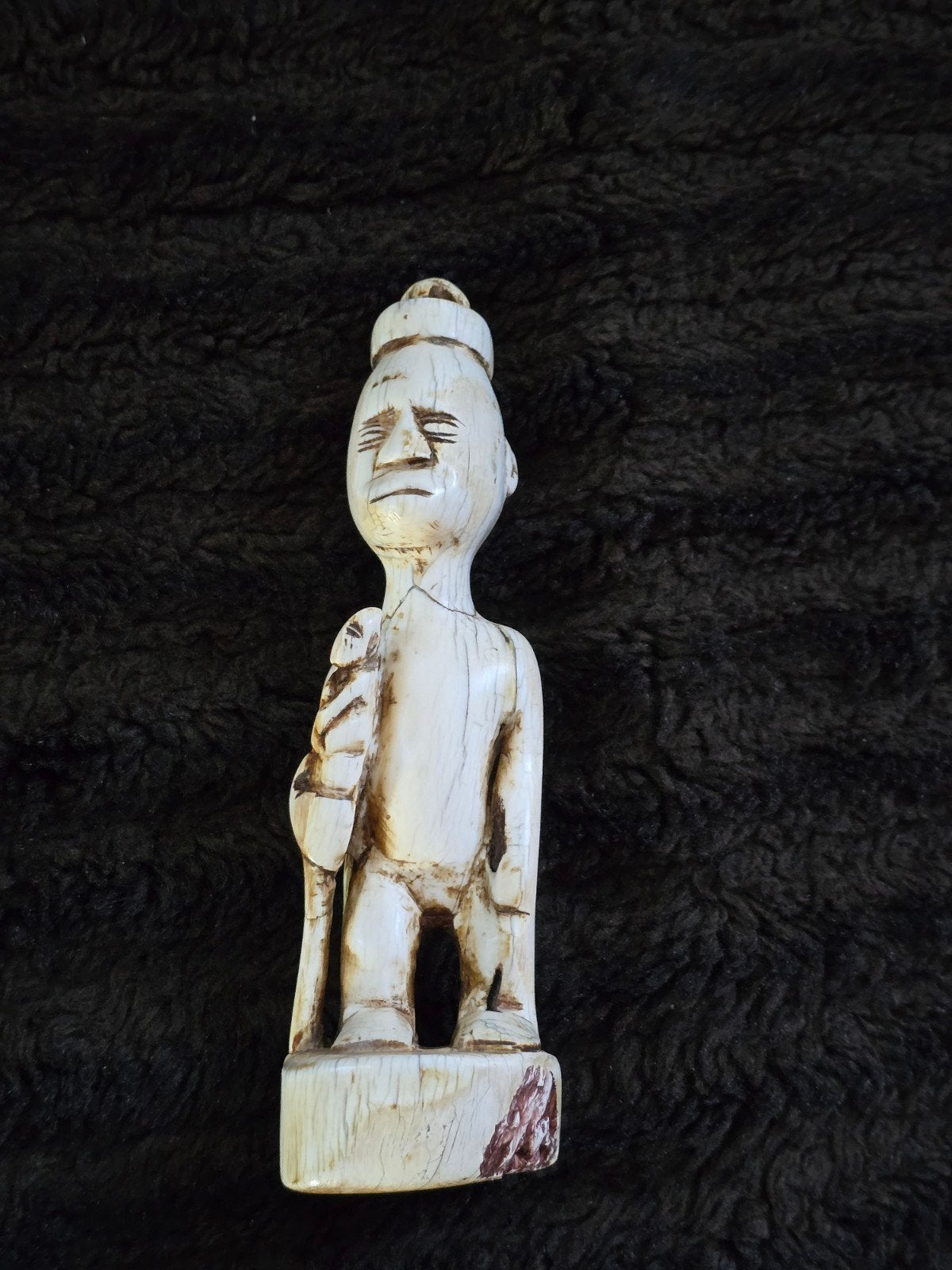 afrikaans antiek beeldje (uit collectie), Afrika, Ophalen of Verzenden, Ritueel object