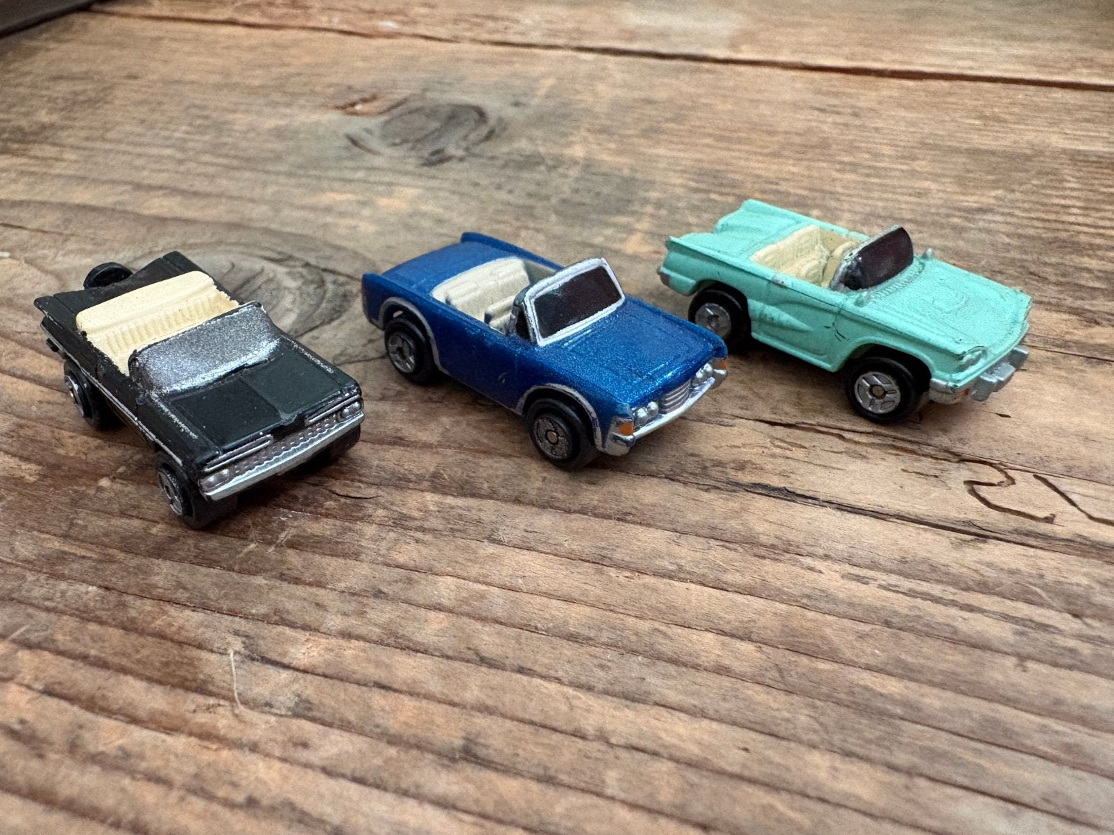 MICRO MACHINES LOT DE 3 cabriolets US impeccables, Enlèvement ou Envoi, Comme neuf, Voiture