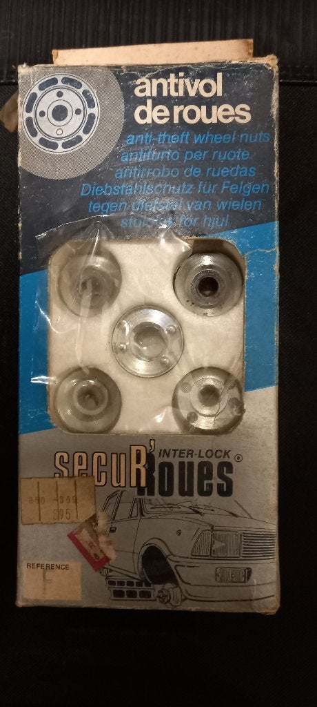 Classic Mini anti-diefstal wielmoeren, Ophalen of Verzenden, Gebruikt, Mini