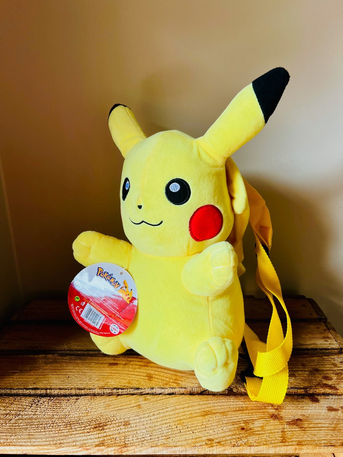 Sac à dos en peluche Pikachu Pokémon Merchandise, Enlèvement ou Envoi, Neuf, TV, Ustensile