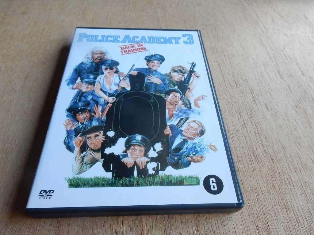 nr.2520 - Dvd: police academy  3 - komedie, Cd's en Dvd's, Nederlands, Ophalen of Verzenden, Zo goed als nieuw, Vanaf 6 jaar