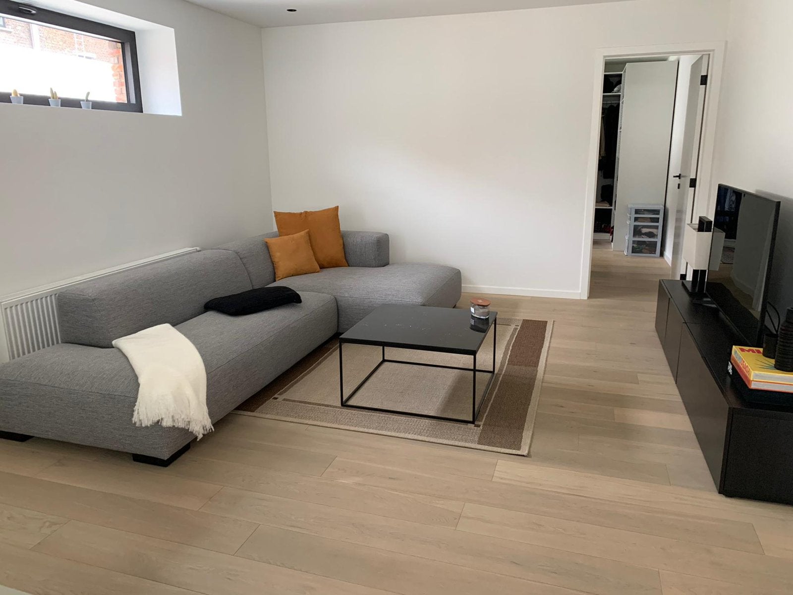 Hoekzetel grijs Koozo, Maison & Meubles, Enlèvement