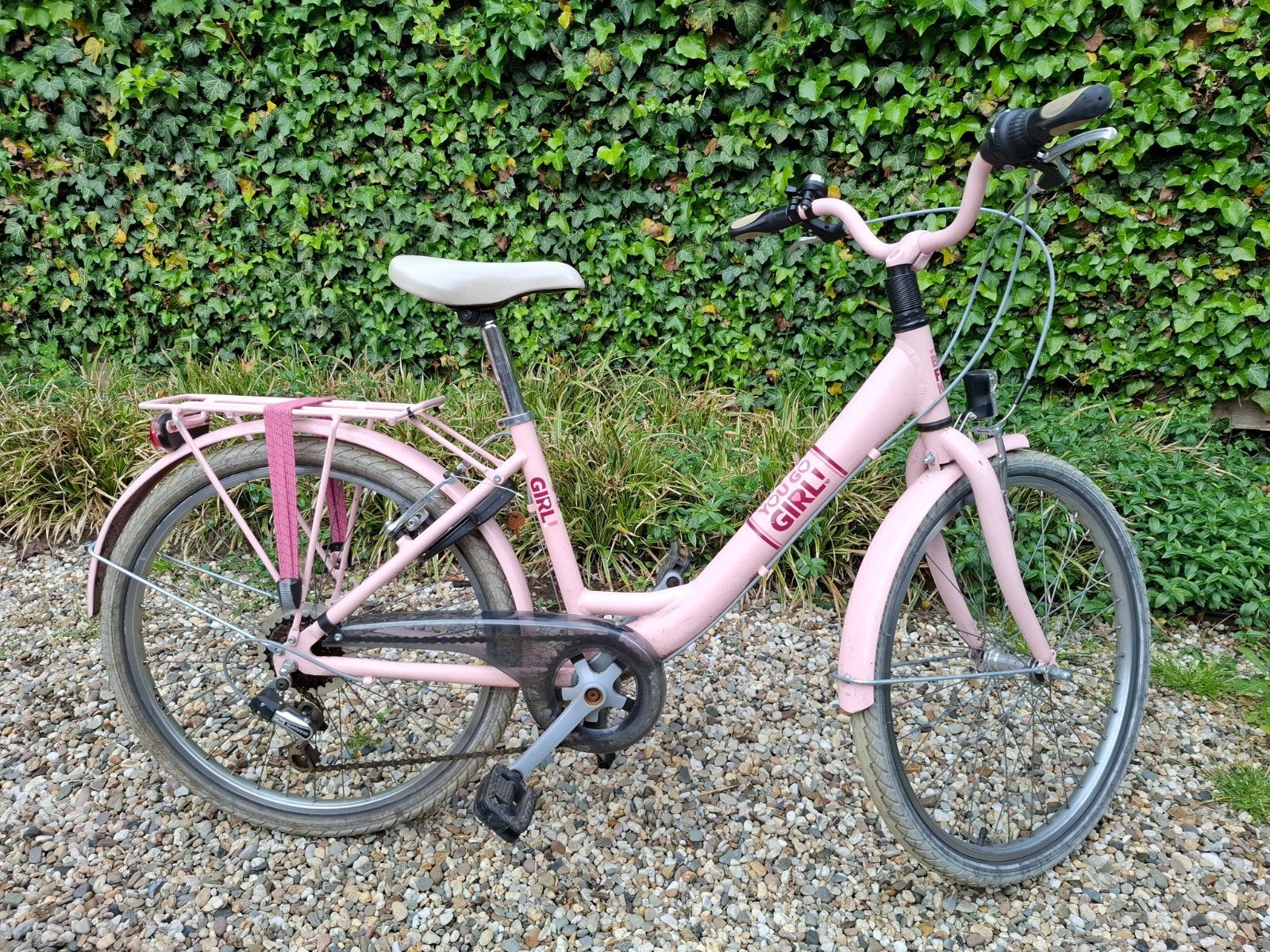 Meisjesfiets 24 inch, Fietsen en Brommers, Fietsen | Meisjes, Ophalen, 24 inch, Velgrem, Versnellingen