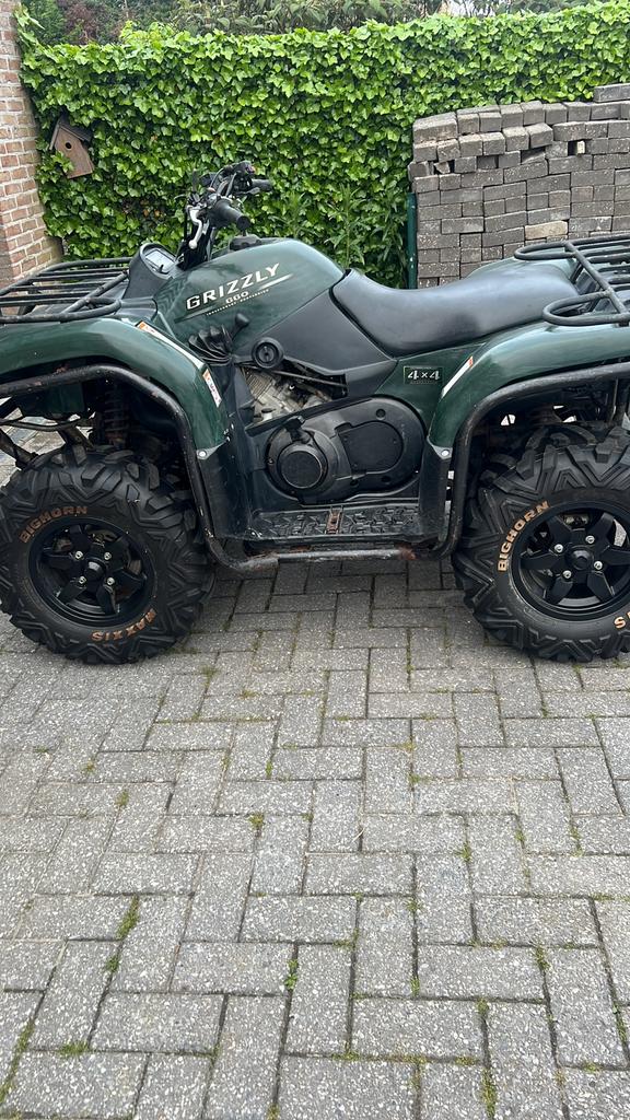 Yamaha grizzly 660 quad landbouw “05 autmaat ( 700 raptor ), Motoren, 1 cilinder, 660 cc, Meer dan 35 kW