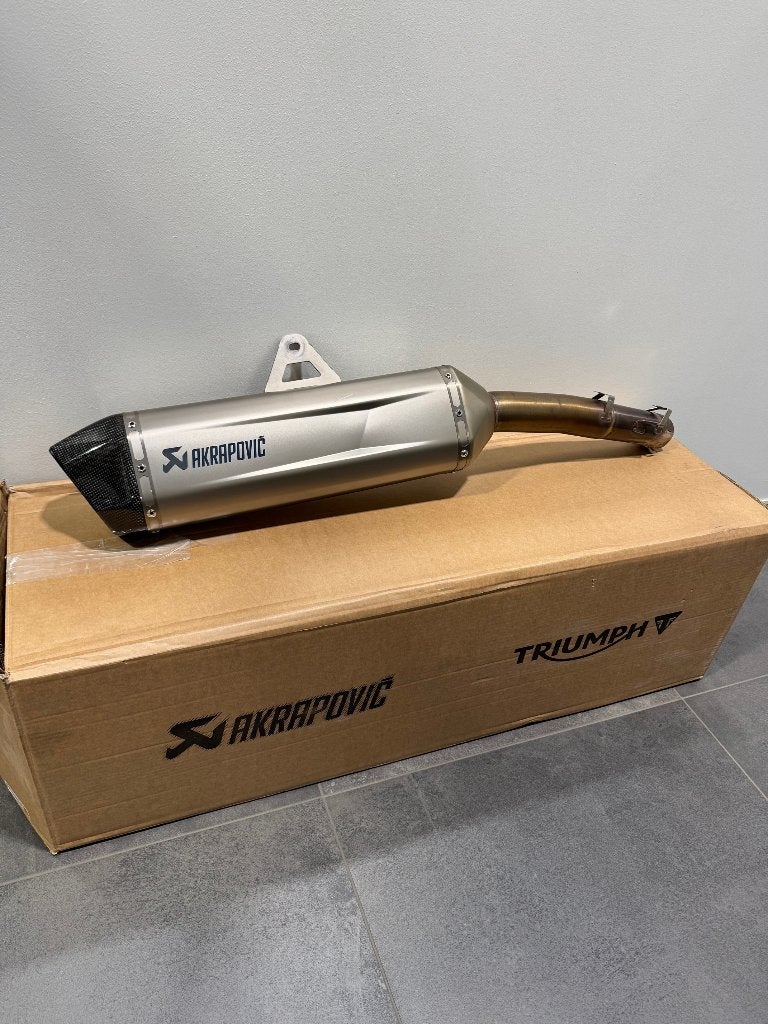 Akrapovic Triumph Tiger 900, Enlèvement ou Envoi, Utilisé