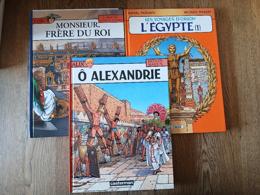 3 BD de Jacques Martin, Enlèvement, Neuf, Jacques Martin