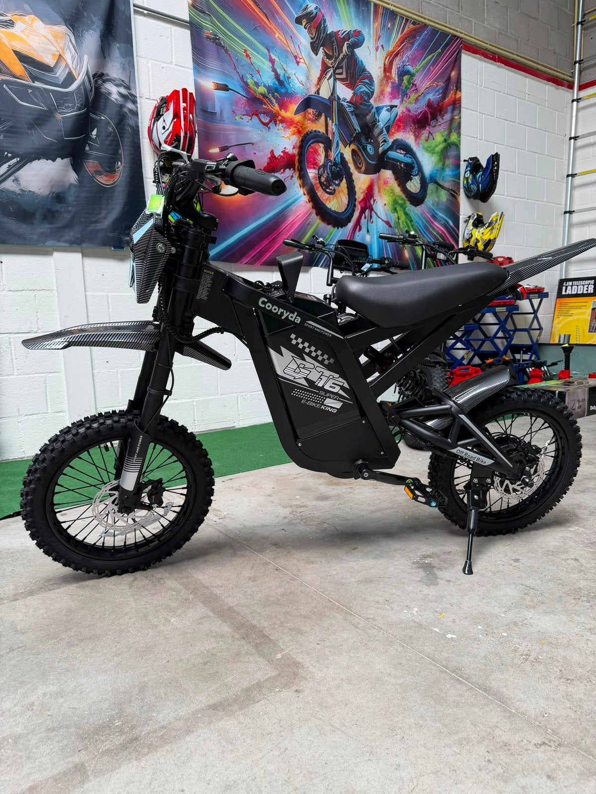 NIEUW🔥GT16 16 INCH 250W MINI BIKE CROSSFIETS CROSSBIKE, Ophalen of Verzenden, Minder dan 16 inch, Schijfrem, Voetsteunen