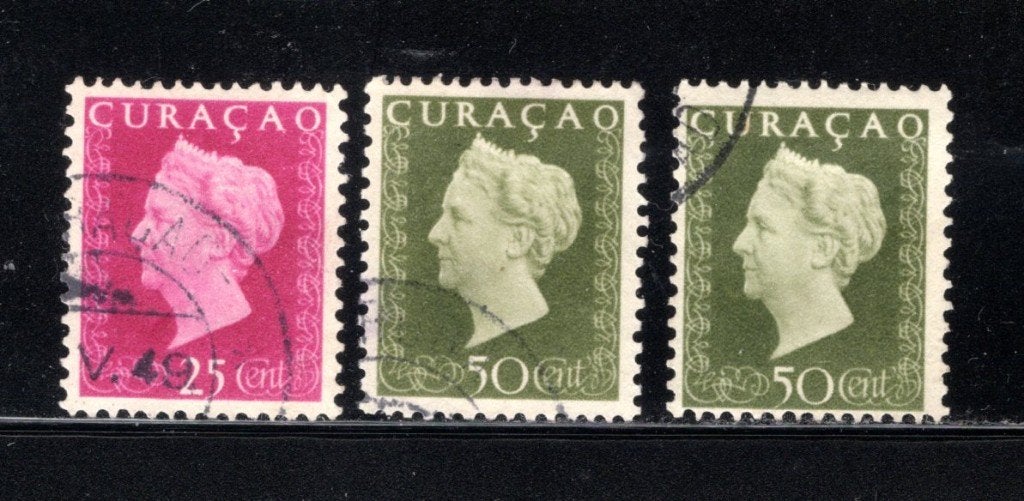 CURACAO Lot 1948 gestempeld, Verzenden, Gestempeld