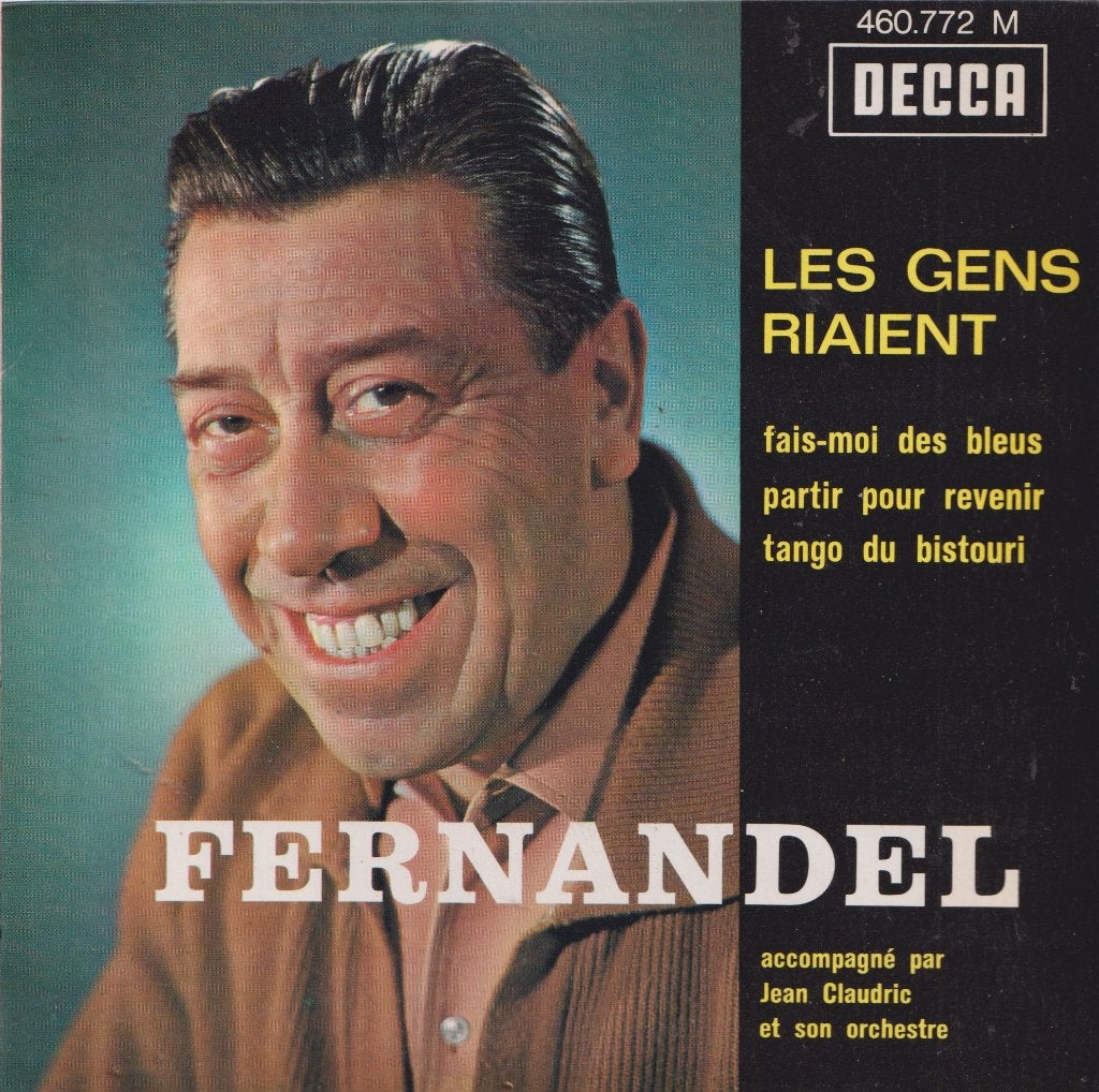 Fernandel – Les gens riaient / Fais-moi des blues + 2 – EP, CD & DVD, Vinyles Singles, EP, Enlèvement ou Envoi, Utilisé, Humour et Cabaret