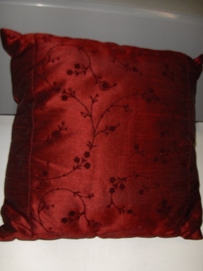 2 coussins satinés de 38x38 cm avec tirette., Ophalen of Verzenden, Nieuw, Vierkant
