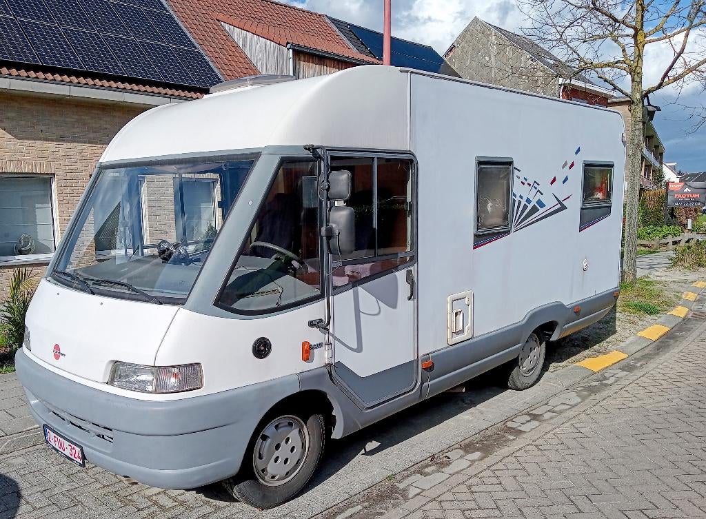 camper Fiat Ducato, Caravans en Kamperen, Integraal, Buitenlamp, Ringverwarming, Fiat