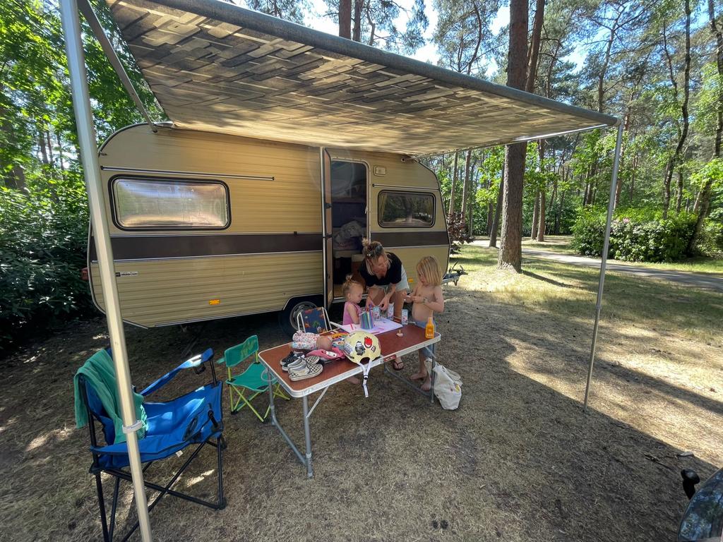 Retro caravan Avento Mezzano 395 T Luxe, Caravans en Kamperen, Standaardzit, Avento, Particulier, 500 - 750 kg