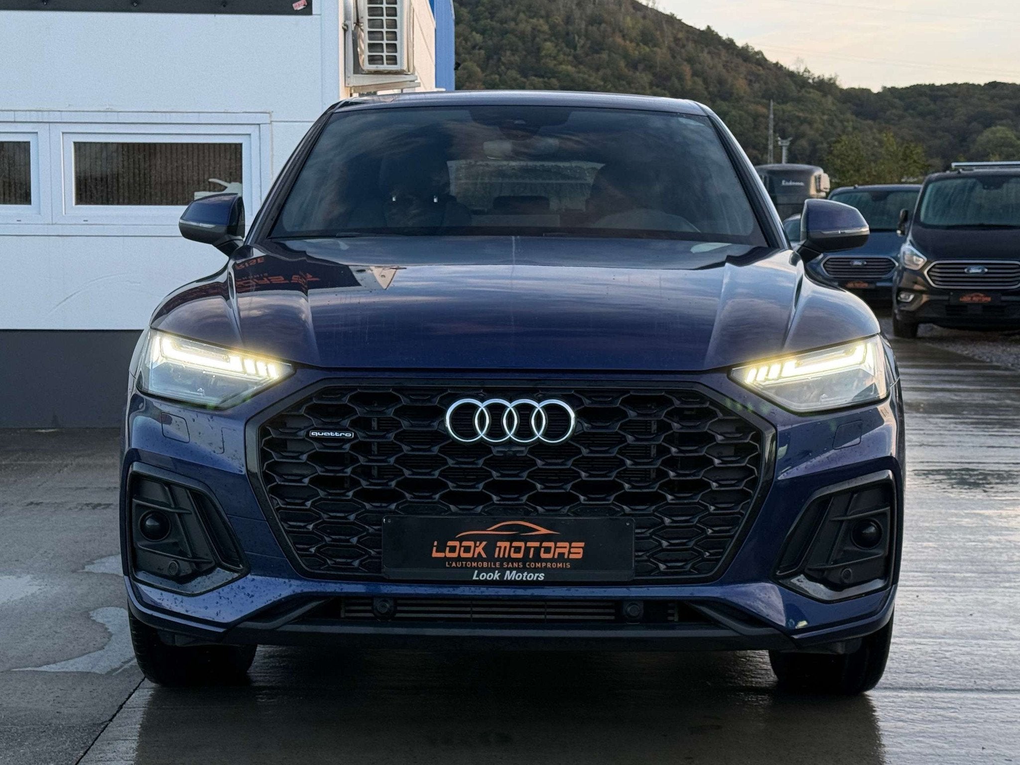 Audi Q5 SPORTBACK PHEV 50 TFSIe Quattro S-line S-tronic NAVI, Automaat, Gebruikt, Zwart, 4 cilinders