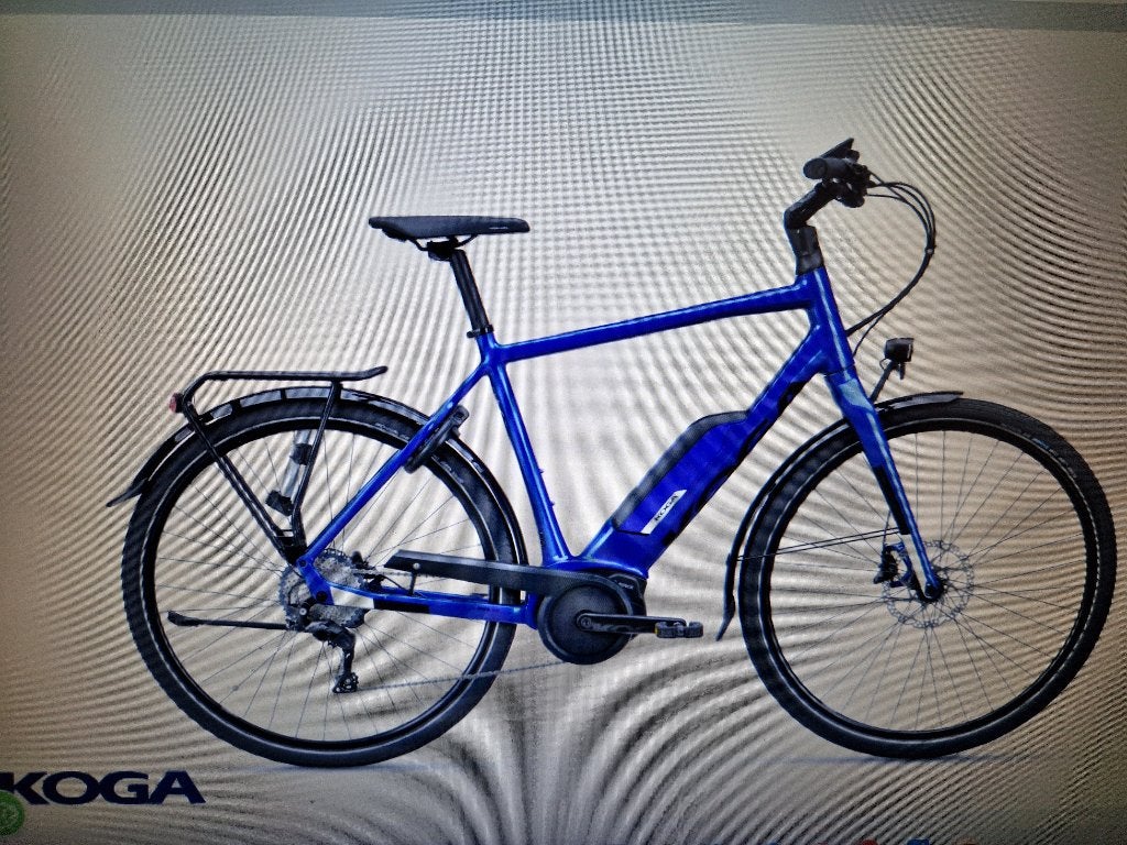 Electrice Herenfiets, Versnellingen, Zo goed als nieuw, Schijfrem, 53 tot 57 cm