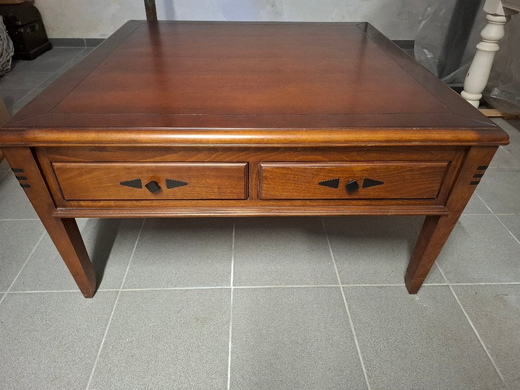 Salontafel 1mx1mx0.53m 4 laden, Huis en Inrichting, Tafels | Salontafels, Ophalen, 50 tot 100 cm, 50 tot 75 cm, Vierkant