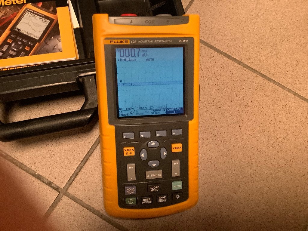 Fluke 123 Industrial ScopeMeter, Bricolage & Construction, Instruments de mesure, Utilisé, Multimètre, Enlèvement