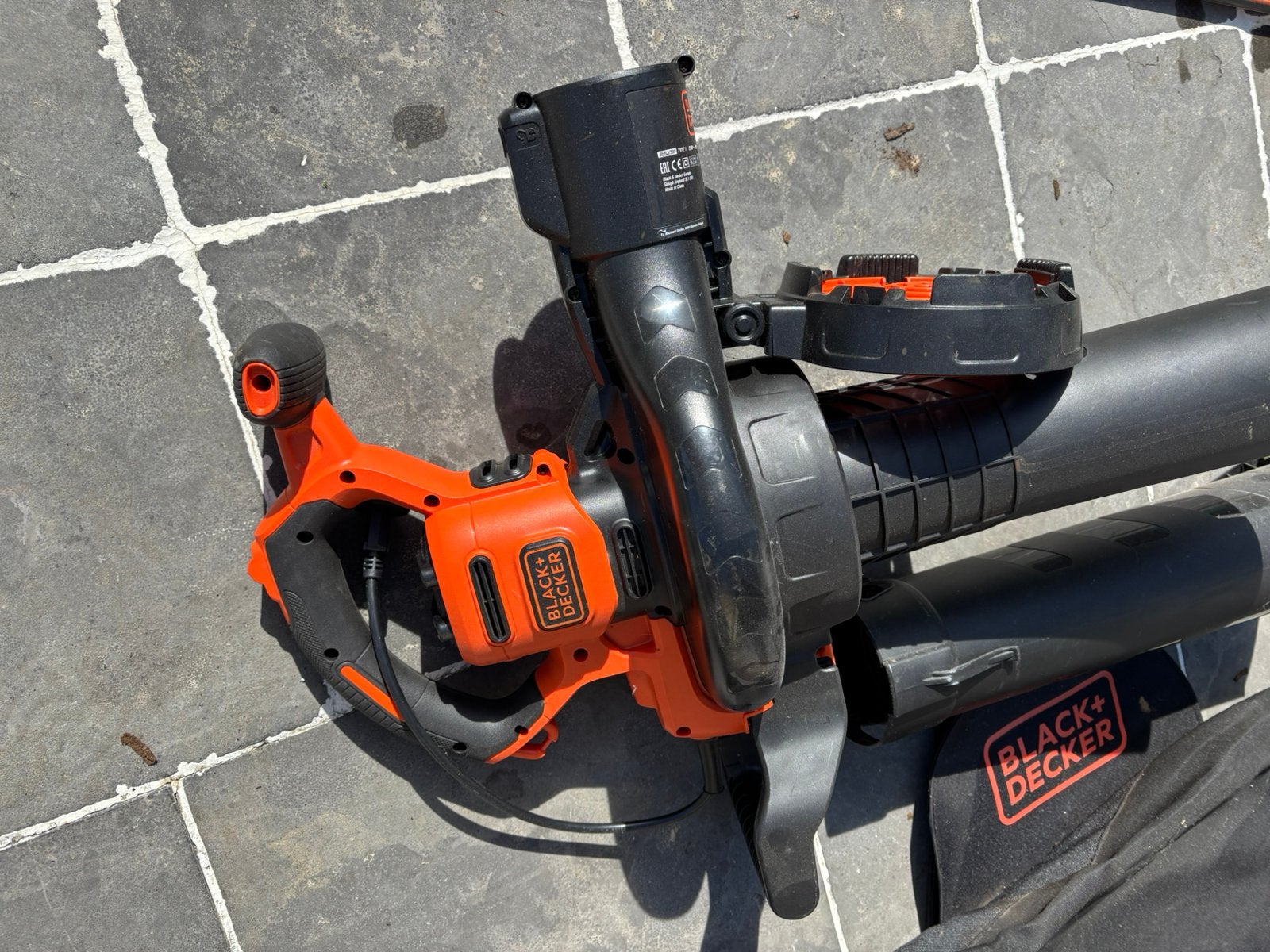 Bladblazer 3in1, Ophalen, Gebruikt, Met opvangzak, Handgedragen