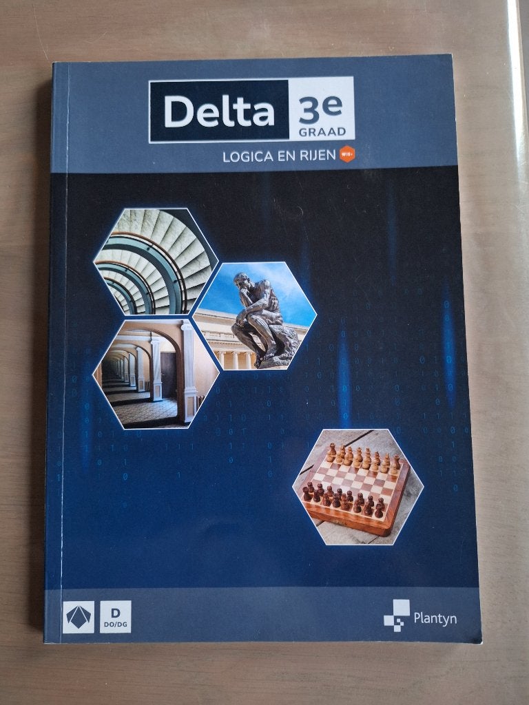 Delta 3e graad - Logica en rijen, Boeken, Schoolboeken, Ophalen of Verzenden, Zo goed als nieuw, Overige vakken