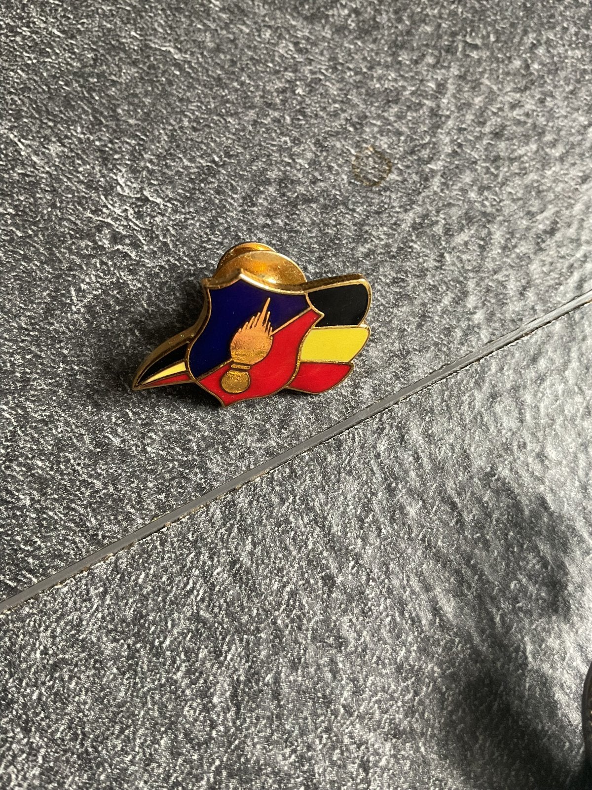 Rijkswacht - Gendarmerie pin, Verzamelen, Militaria | Algemeen, Ophalen, Rijkswacht
