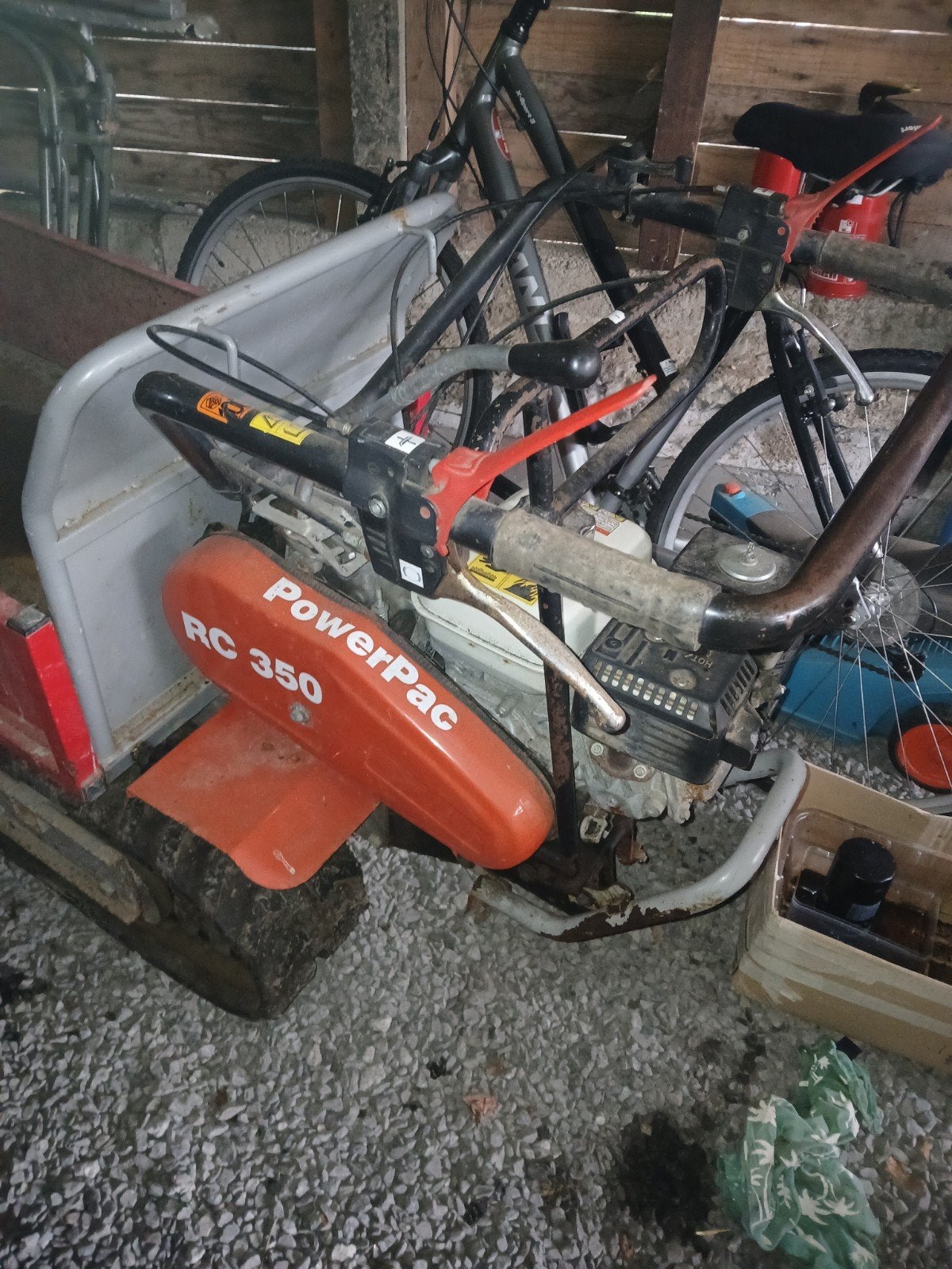 dumper a chenille honda, Enlèvement