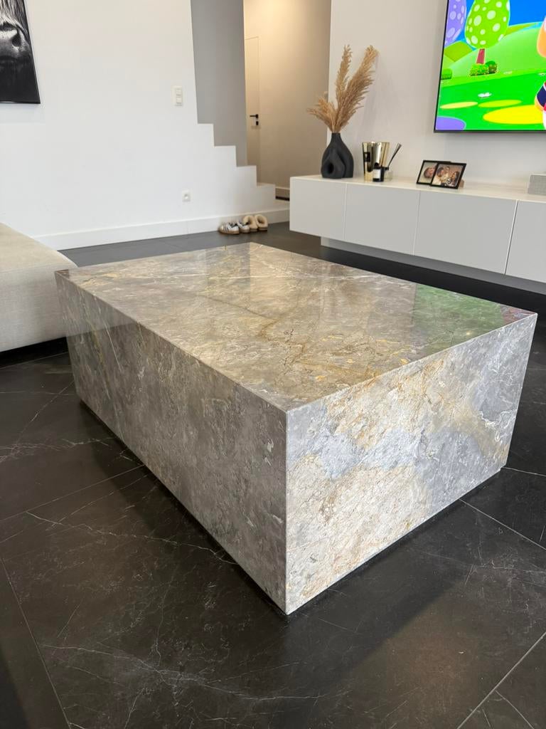 Table basse en marbre, Maison & Meubles, Tables | Tables de salon, Enlèvement, Comme neuf