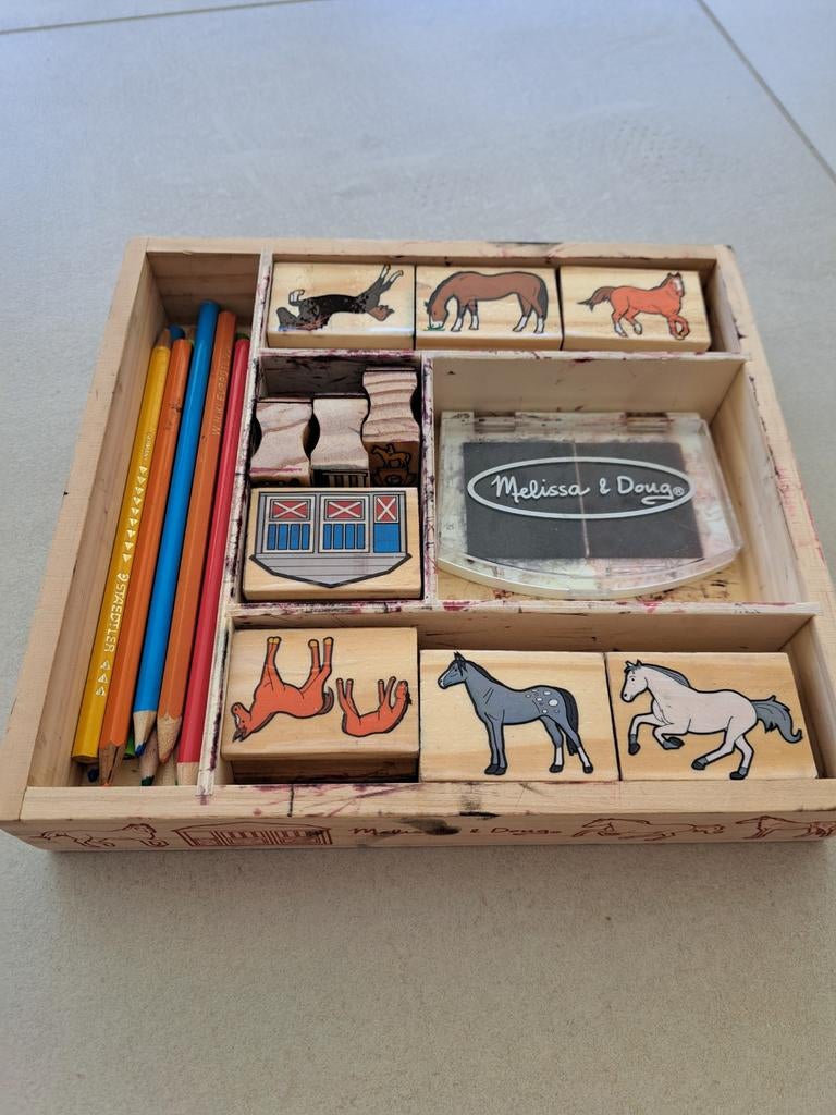 Stempels paarden, Ophalen